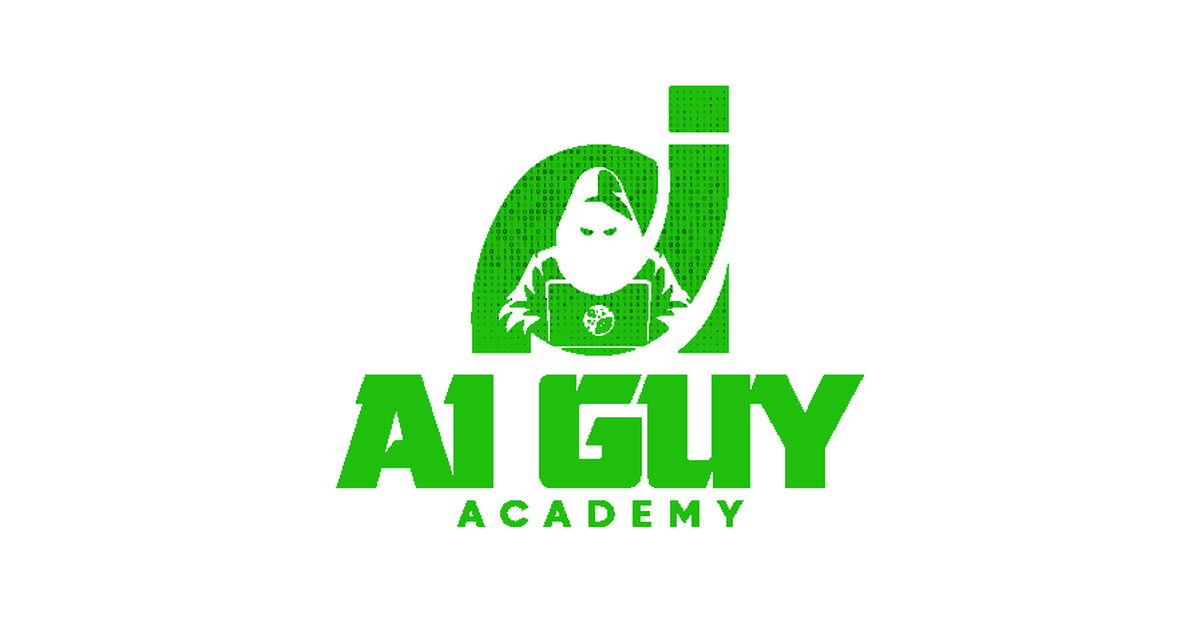 AI Guy Academy marketing image, taken from the sales page's own og:image