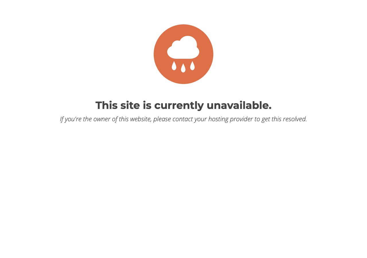 bnbformula.com rendered in a real browser on 2026-08-13, showing the host's page: "This site is currently unavailable."